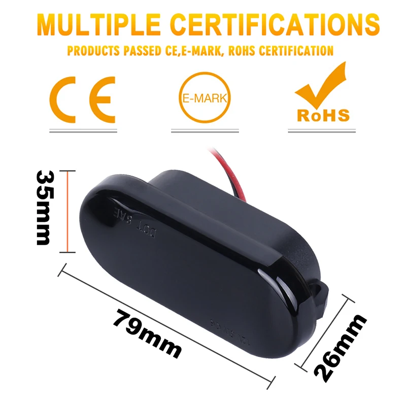 Последовательный Динамический светодиодный сигнал поворота для Ford C Max Fiesta Focus MK2