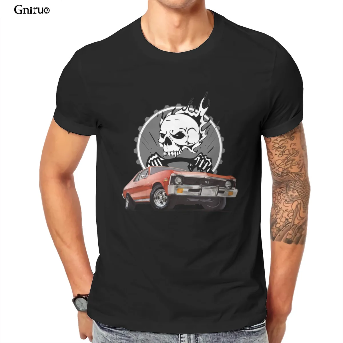 

Wholesale Crazy Behind the Wheel Unisex Tie Dye T-Shirt Punk HipHop Vintage 2021 Men Clothing 100698