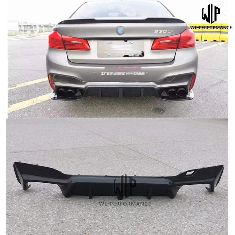 

High Quality Carbon Fiber Rear Diffuser Lip For BMW G30 G38 MT M5 Style F90 3D Style Car body kit 2018 2019