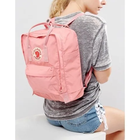 Рюкзак Fjallraven Kanken розовый 27х13х38 см 16 л|Рюкзаки| |