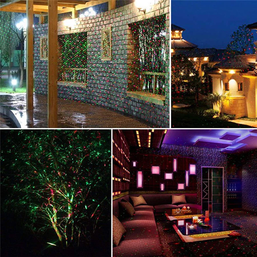 Светодиодный Ландшафтный сценический светильник для сада Звездный проектор