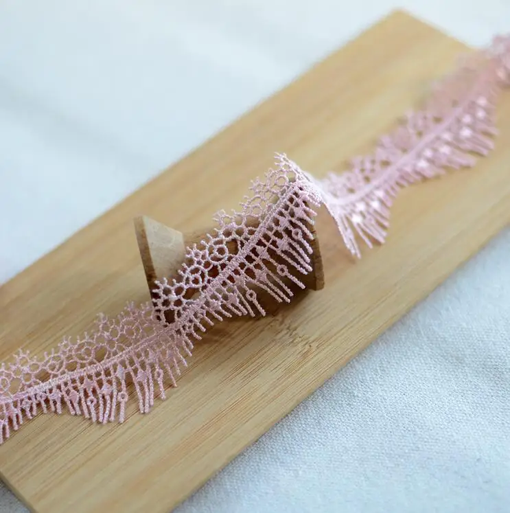 3 метра высокое качество розовый светло-серый деликатная Кружевная аппликация