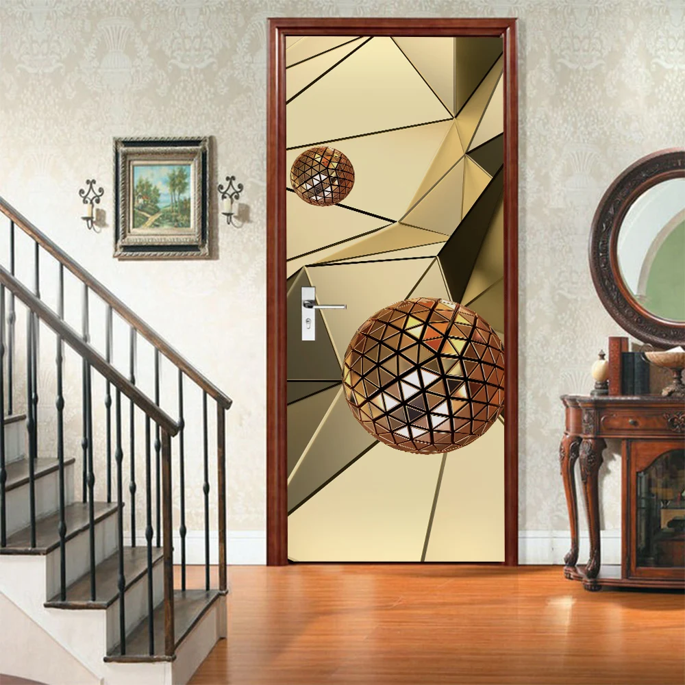 

3D креативные настенные стикеры со вспышкой и шариками, самоклеящиеся водонепроницаемые съемные