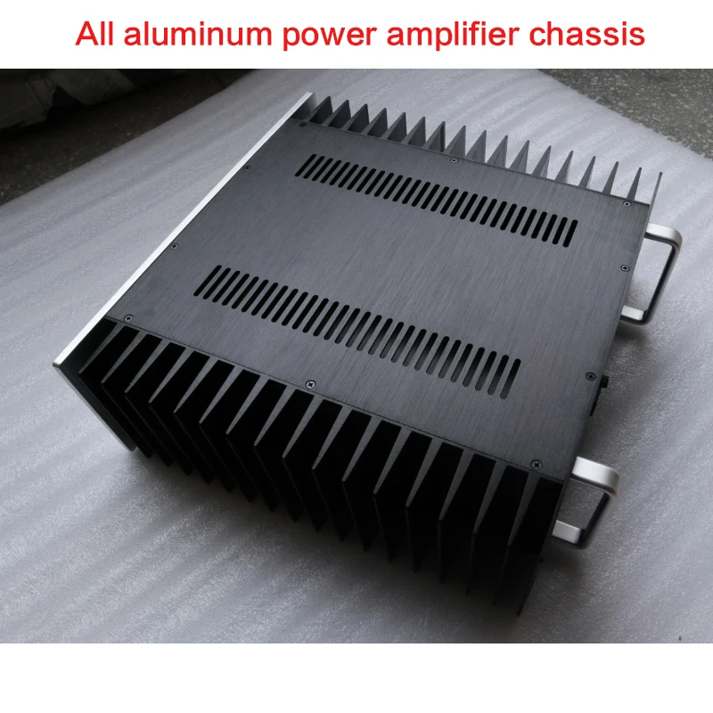 

Полностью алюминиевый корпус усилителя мощности 430*150*414 мм, чехол 4315 класса А, корпус для задней стадии, блок питания, корпус с радиатором