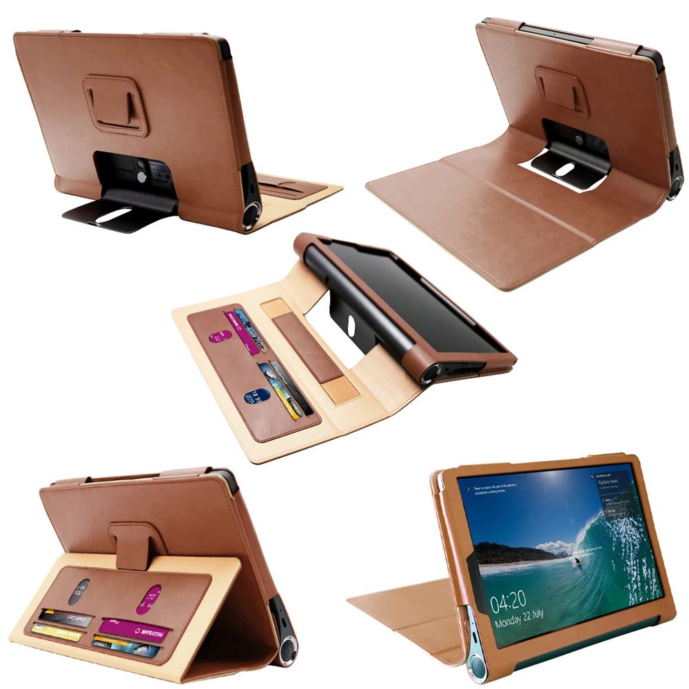 Деловой чехол для lenovo Yoga Tab5 YT-X705F, умный чехол для lenovo Yoga Tab 5 10,", чехол для планшета из искусственной кожи, чехол-подставка
