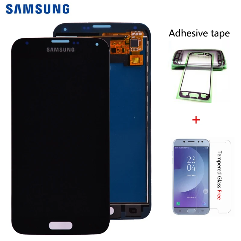 Для samsung S5 G900F, ЖК-экран, сенсорный дигитайзер в сборе, совместимый для samsung Galaxy S5 G900 G900A G900T G900I, ЖК
