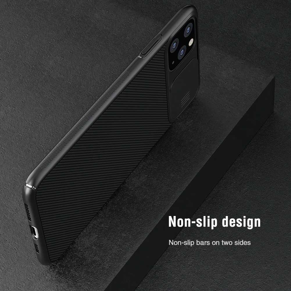 Nillkin Camshield чехлы для Iphone 11 Pro Max чехол скользящая задняя крышка для защиты камеры ПК Жесткий все вокруг покрытия крышки