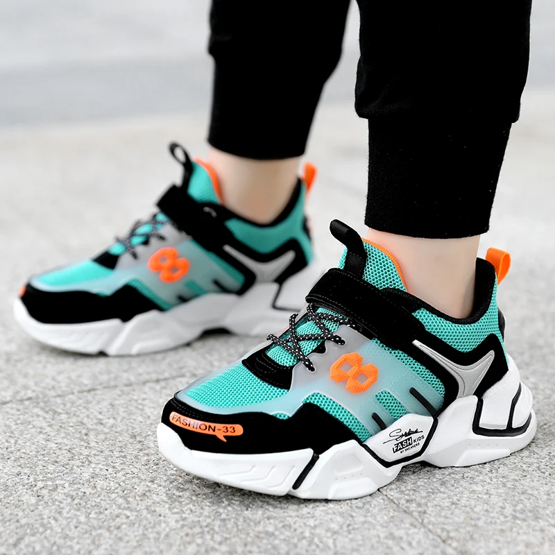 Детские легкие повседневные кроссовки для бега нескользящая спортивная обувь на