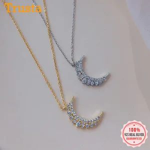 TrustDavis Настоящее Стерлинговое Серебро 925 пробы Модная Полые звезды Блестящий CZ чокер ожерелье для женщин Свадьба День рождения Изящные Ювелирные изделия DB268