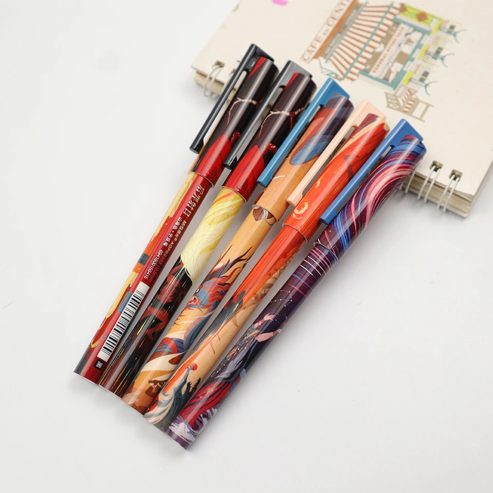 3 шт. гелевая ручка 0 5 мм черные/синие чернила Цвет ролик Высокое качество