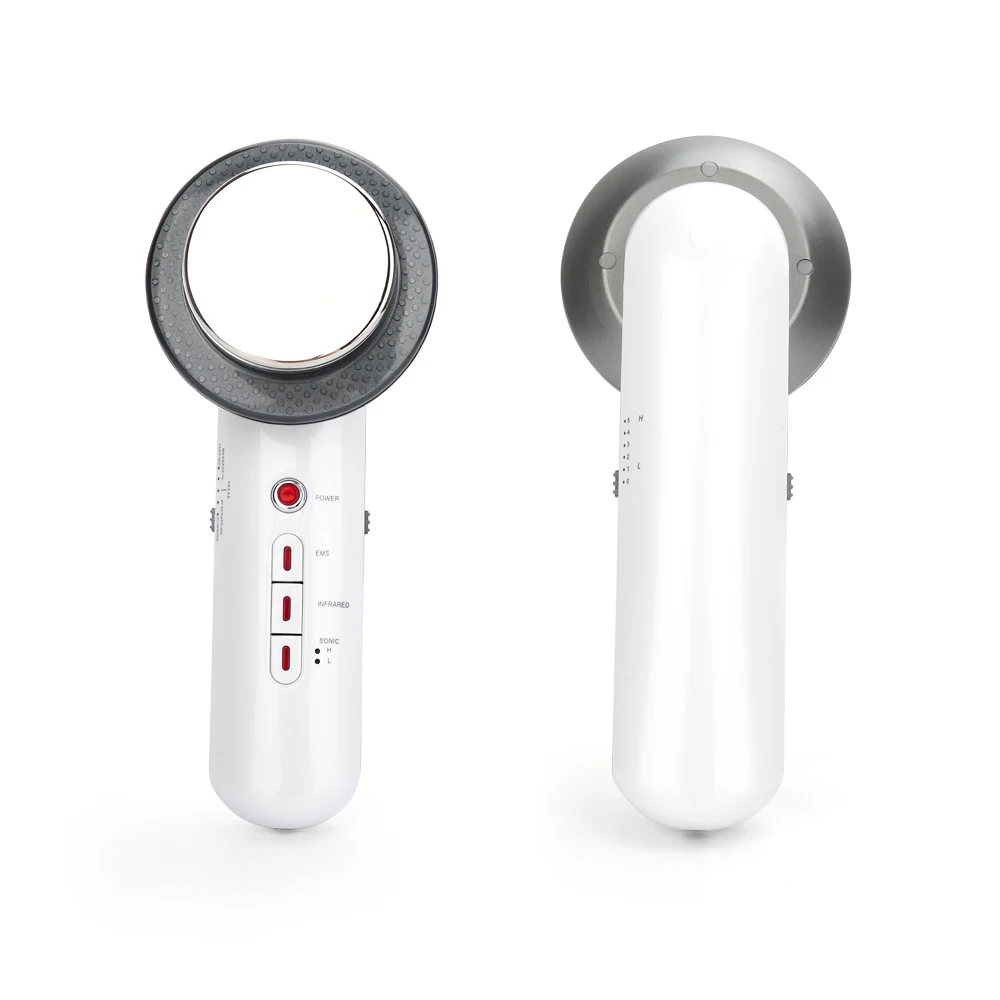 

3 in1 EMS Ultrasound Cavitation Face Body Massager With Slimming Fat Burning Gel Galvanic Infrared Ultrasonic Weight Loss Tools