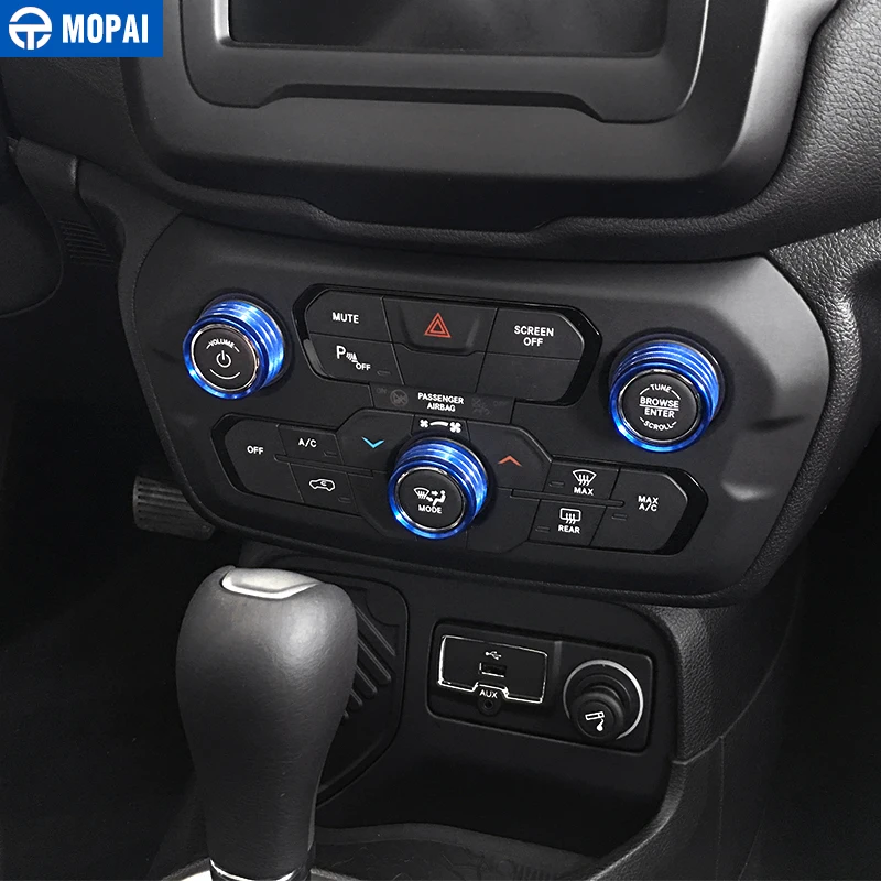 MOPAI Автомобильный интерьер кондиционер аудио CD Регулируемая Кнопка украшение