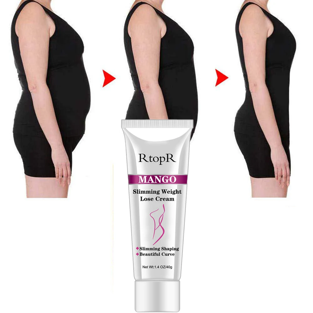 40g Mango Body Slimming Cream Cellulite Massage Health Promote Fat Burn Thin Waist Stovepipe Lose Weight Care |
