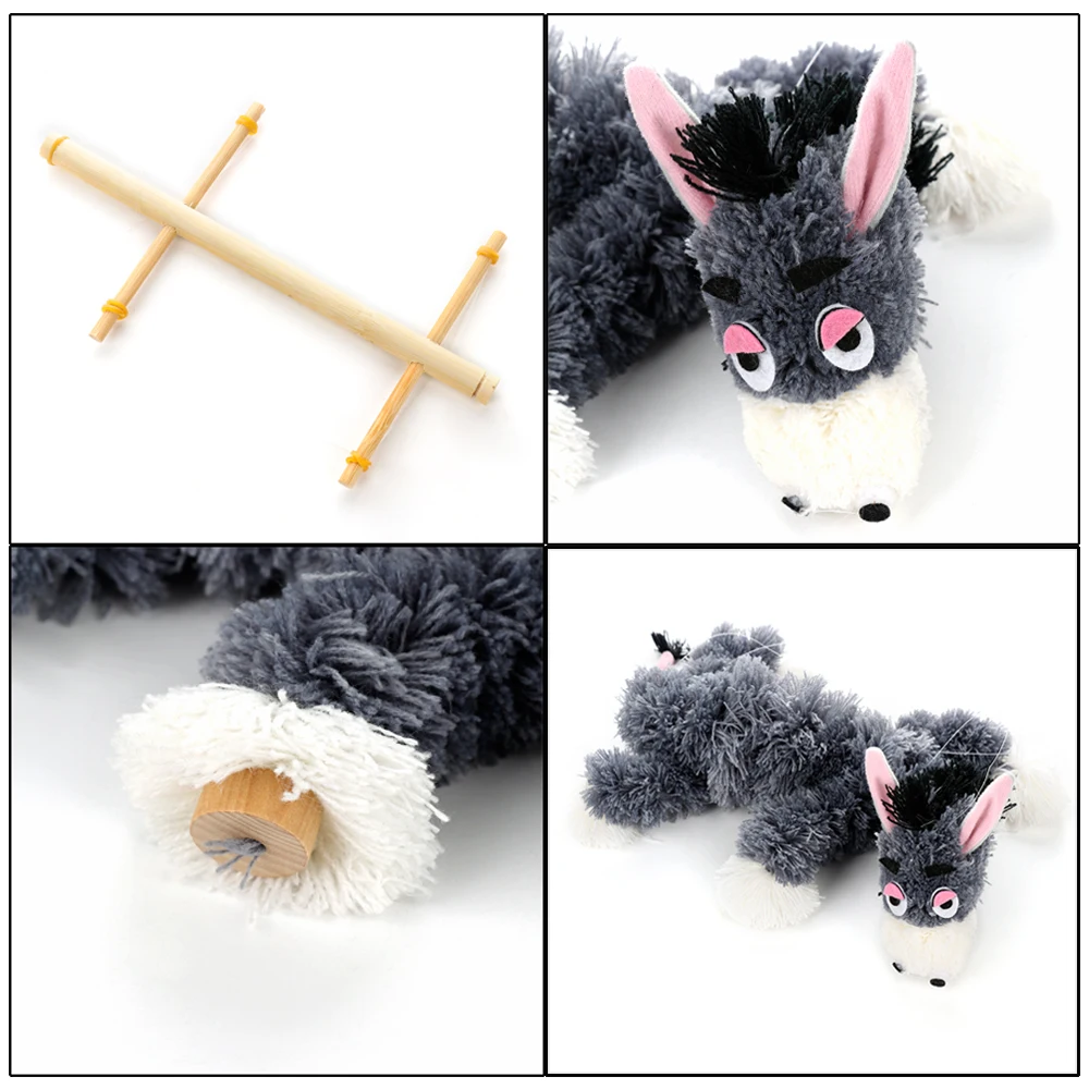 Популярная забавная веревка для кукол Ослик игрушки милый клоун кукла