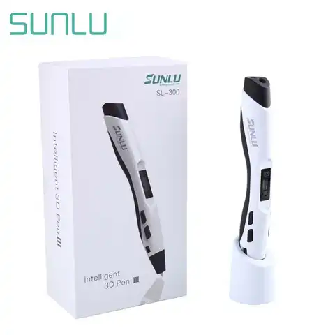 SUNLU 3D принтер Ручка SL-300 Новый DIY подарок Бесплатная доставка с Великобритании ЕС США Plug 8 цифровой контроль скорости для рисования и DIY