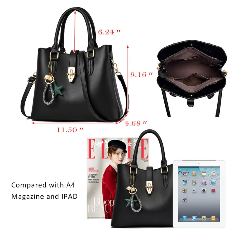

Women Bag Designer New Fashion Casual women's handbags Luxury shoulder bag high quality PU Brand 2020 Korean Style big capacity