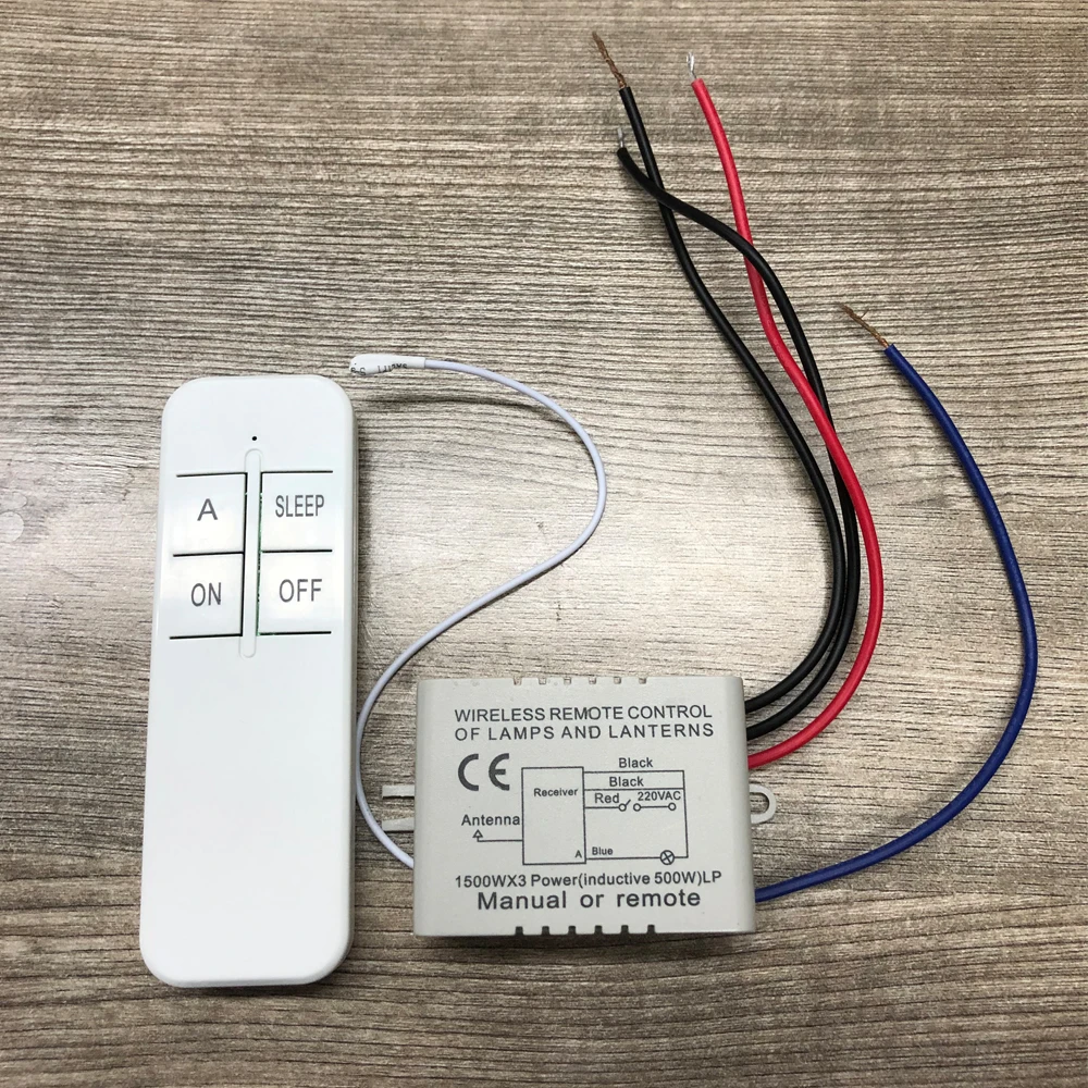 QIACHIP 1 способ AC 220 V RF дистанционный цифровой беспроводной пульт дистанционного
