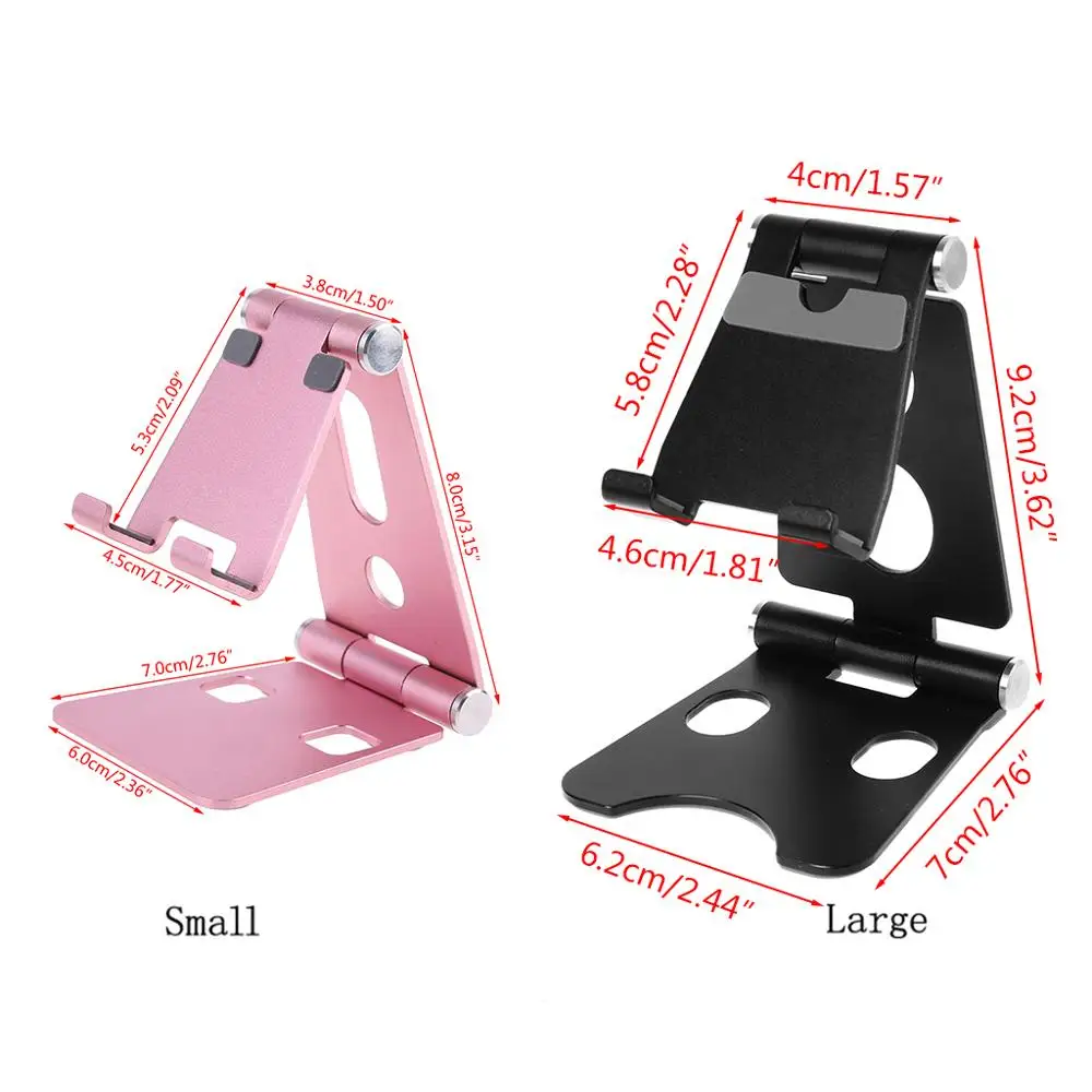 Двойная Складная Настольная вращающаяся подставка для планшета из алюминиевого