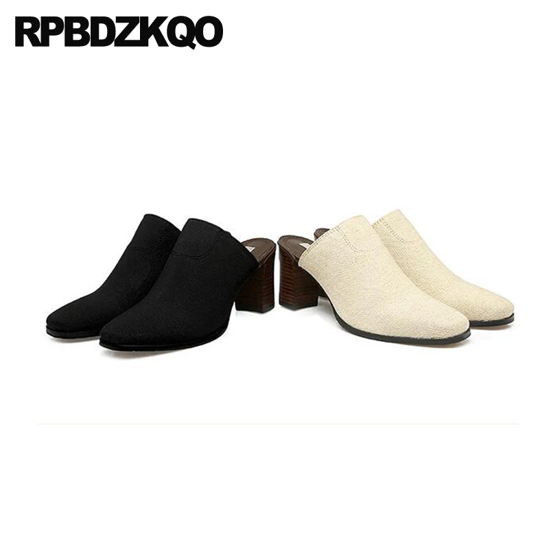 Современный квадратный носок 3 дюймов на не сужающемся книзу массивном