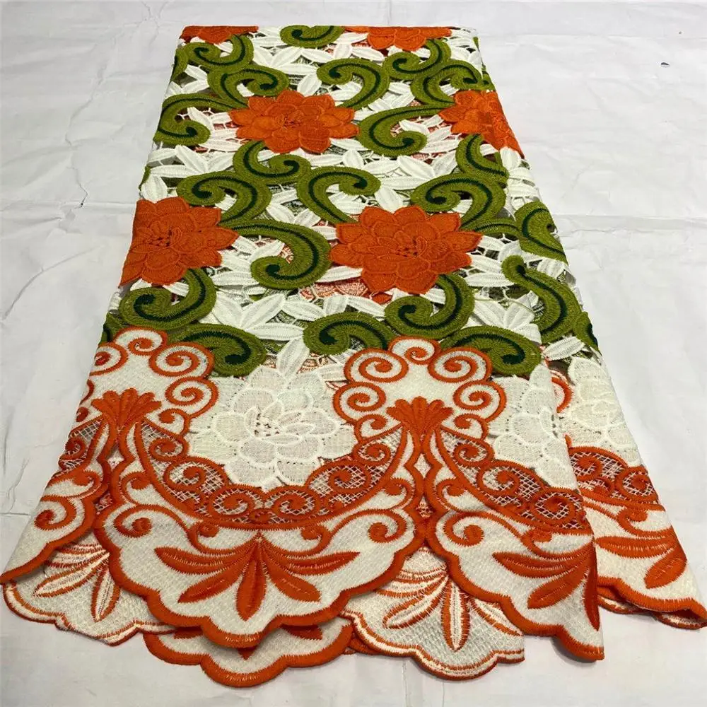 

African Lace Fabric 2020 High Quality Nigerian Milk Silk Guipure Net Lace with Stones 5 Yards For Wedding, Swiss Voile Lace