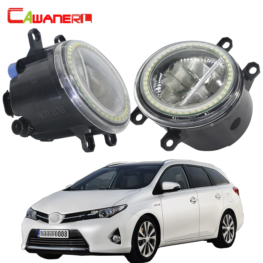 Cawanerl для Toyota Auris 2012 2013 2014 2015 2016 2017 2018 автомобиля 4000LM светодиодный туман светильник