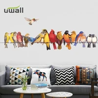 color birds creative wall sticker bedroom living room stickers wall decor self adhesive entrance decoration home decor stickers