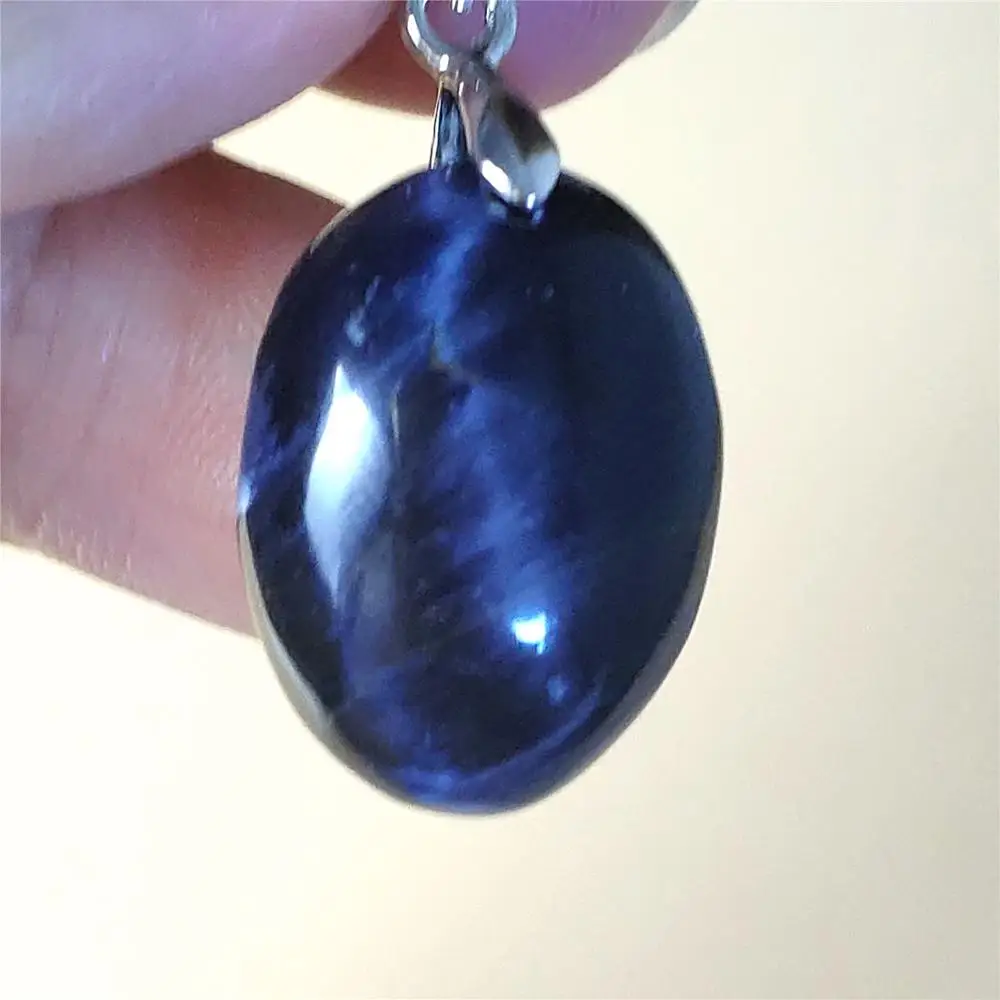 Подлинная подвеска Pietersite 21x15x8 мм капля воды для Chatoyant голубой кристалл исцеляющий