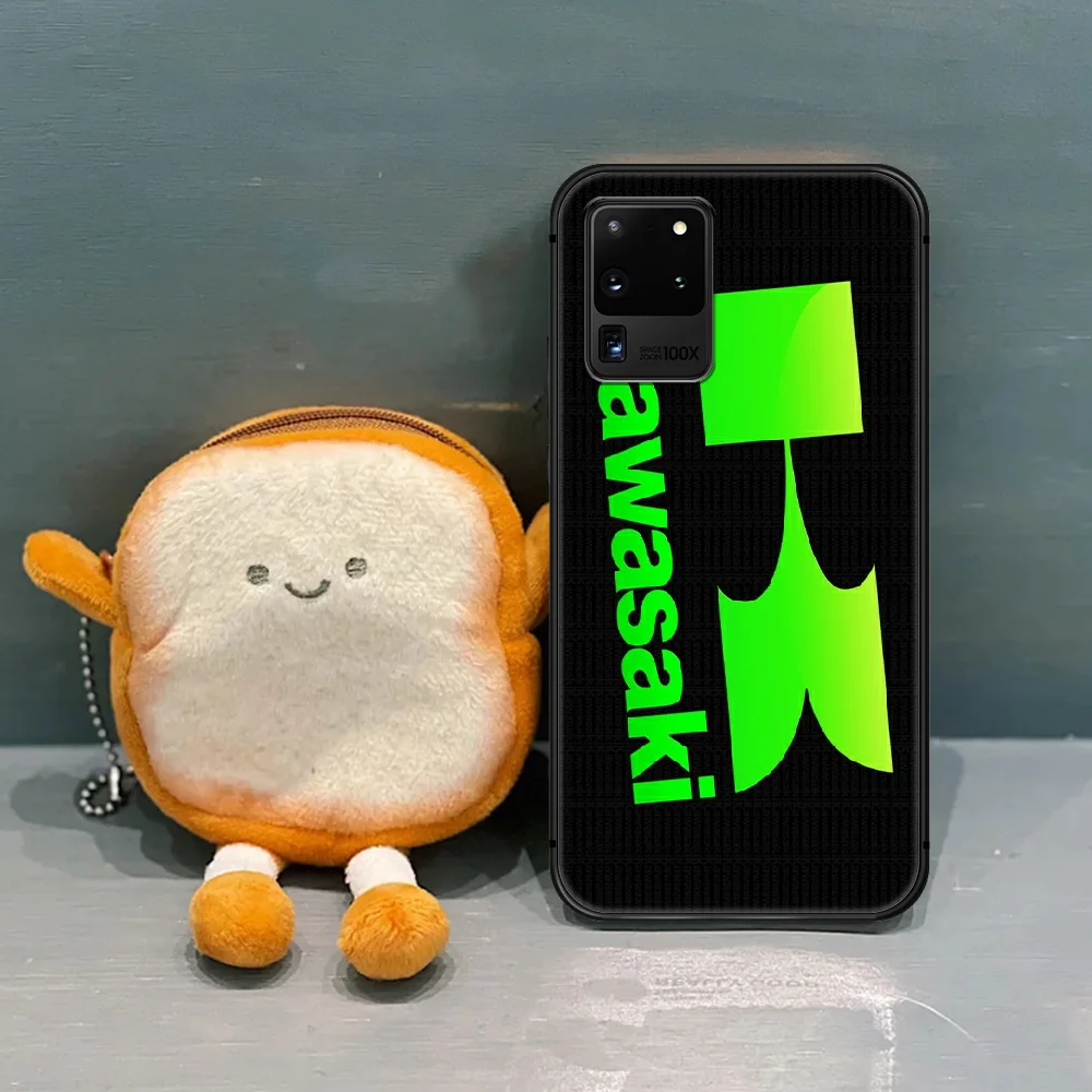 

Kawasakis Moto Phone Case Cover Hull For Samsung Galaxy S 7 8 9 10 e 20 FE uitra plus Note 9 10 20 black Bumper Painting Back