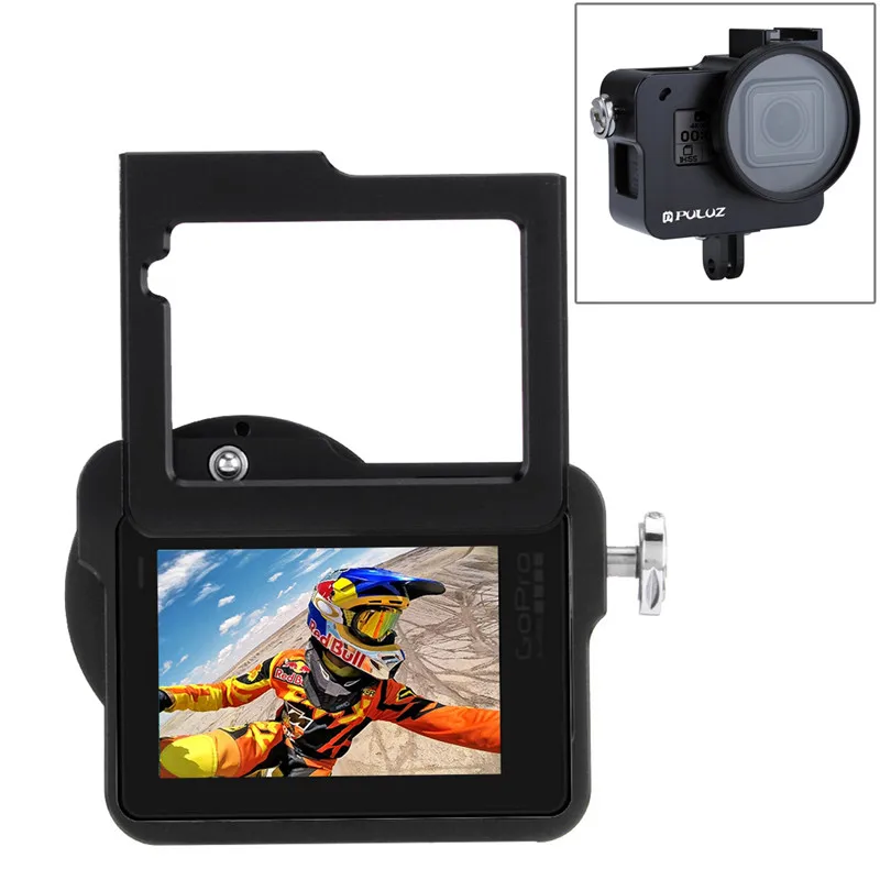 Защитный корпус из сплава ЧПУ для GoPro с защитной рамкой и УФ объективом 52 мм HERO(2018)
