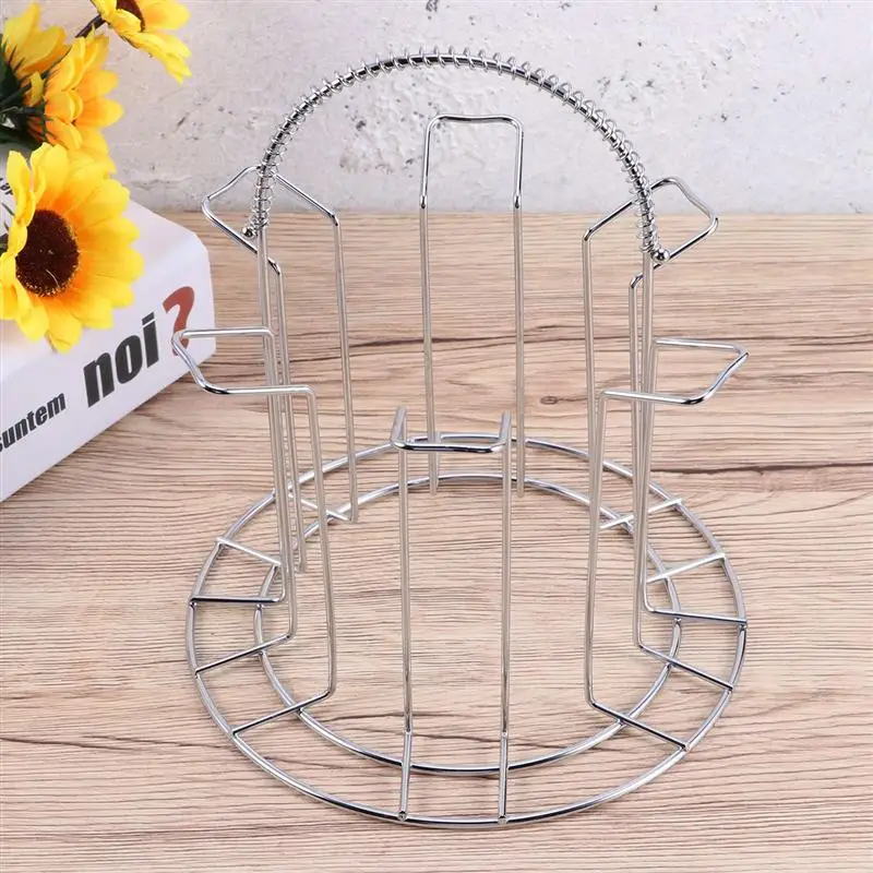 Подставка держатель из нержавеющей стали для кружек 6 чашек|Полки и держатели| |