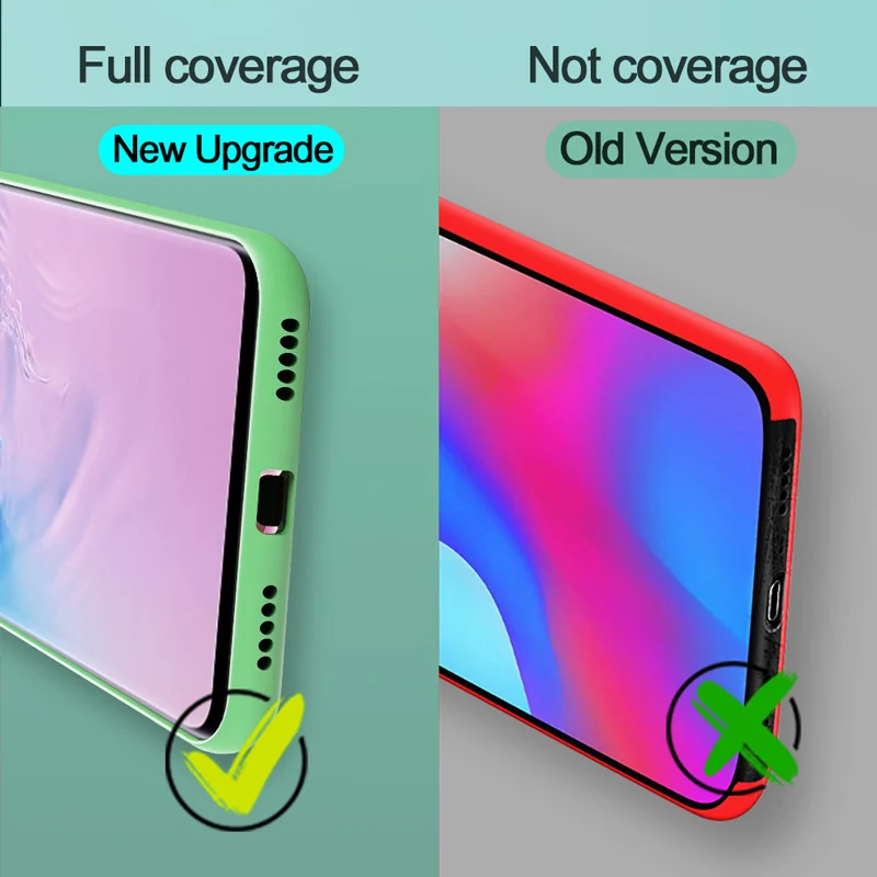 

Liquid Silicone Candy Case For Samsung Galaxy A51 A71 A81 A91 A01 A11 A21 A31 A41 A50 A70 S20 Ultra S10 Plus Note 10 Lite Cover