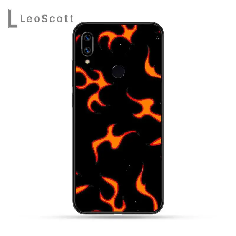 

Fire aesthetics Phone Case For Xiaomi Redmi Note 4 4x 5 6 7 8 pro S2 PLUS 6A PRO
