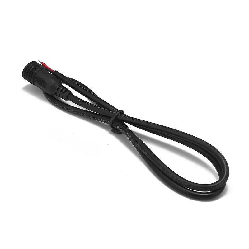 10pcs Battery Pack 5.5mm x 2.1mm 12V Female Waterproof DC Power Cable 22AWG 2ft 40cm Jack Connector Pigtail Copper Wires | Обустройство
