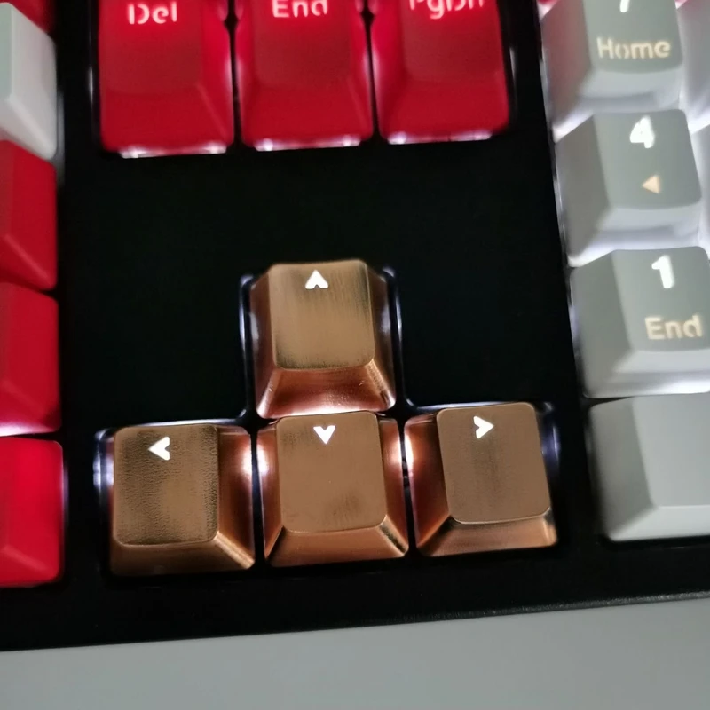 Сменная механическая клавиатура с красной бронзовой подсветкой | Компьютеры и
