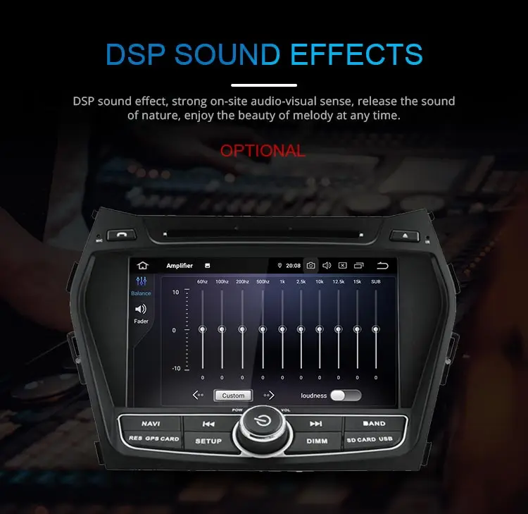 JDASTON Android 9,0 автомобильный dvd-плеер для hyundai IX45/Santa fe 2013 wifi Мультимедиа gps стерео 2 Din Автомобильный магнитофон
