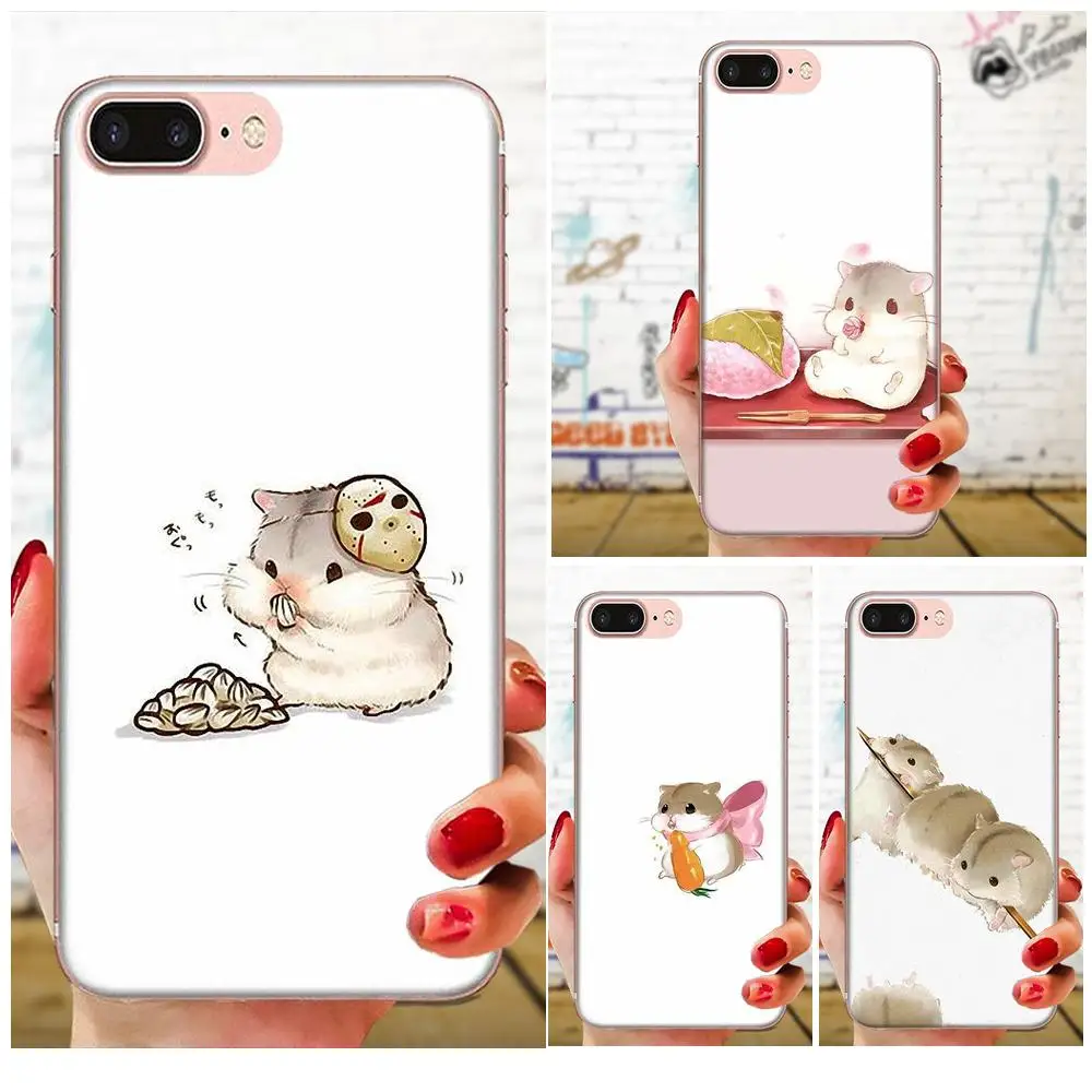 Милый маленький хомячок для Apple iPhone 4 4S 5 5C 5S SE 6 S 7 8 11 Plus Pro X XS Max XR Обложка с рисунком