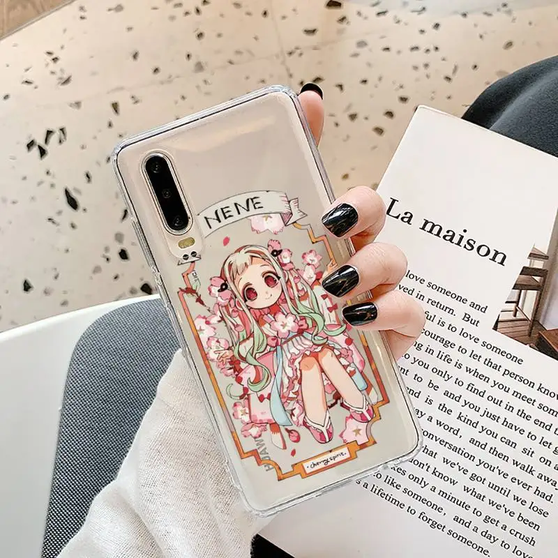 

Toilet Bound Hanako Kun Phone Case Transparent for Samsung A71 S9 10 20 HUAWEI p30 40 honor 10i 8x xiaomi note 8 Pro 10t 11