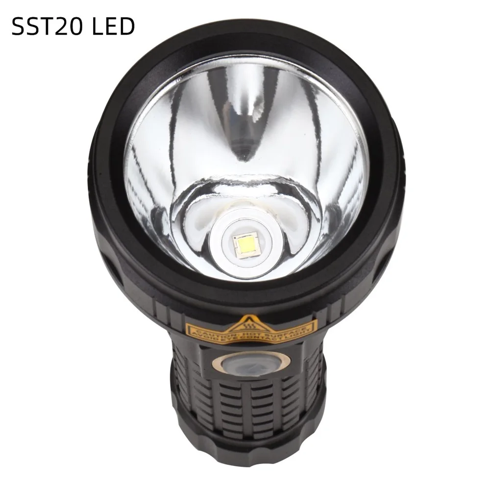 Сверхмощный светодиодный фонарик Alonefire H44 SST20 тактический с USB-зарядкой