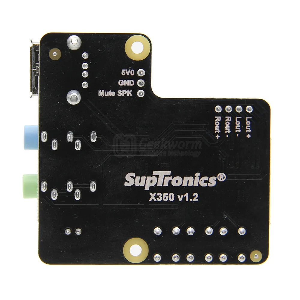 Raspberry Pi X350 микрофонный вход/аудио вход и выход USB аудио карта для ПК/Raspberry 3 Model B +