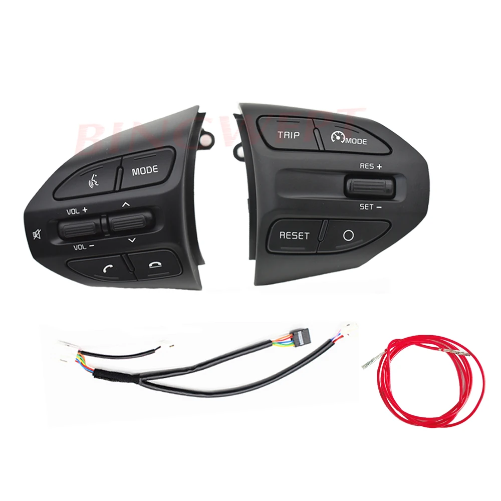 Кнопка на руль для KIA K2 RIO X LINE кнопки управления Bluetooth телефон круиз-контроль