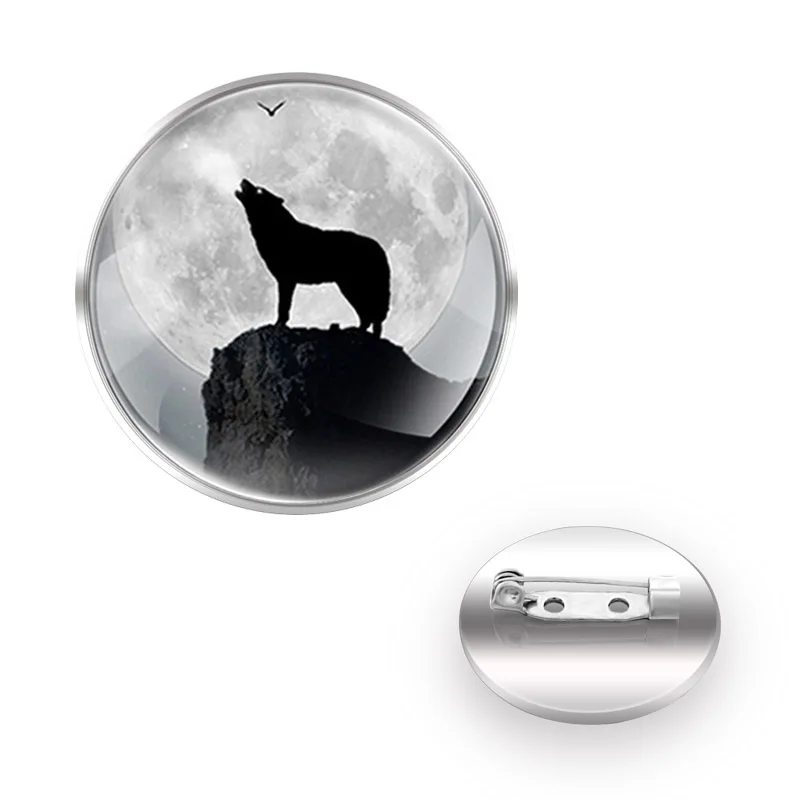 

2021 New Product Wolf Head Brooch Suitable For Men Women Gathering Leisure Decoration Gifts