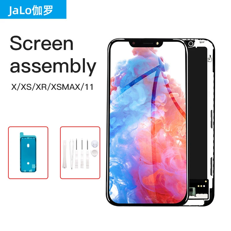 JALO бренд для iPhone X ЖК-экран сменный дисплей с 3D сенсором истинный тон XR XS XSMAX 11 без