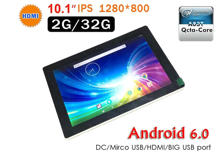 

Allwinner A83T 10.1 inch IPS screen Octa Core tablet pc DC for smart home