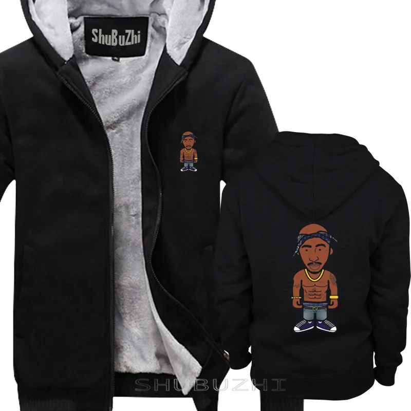 Мужская Толстая куртка Америка хип-хоп рок звезда Biggie Small TUPAC толстовка одежда