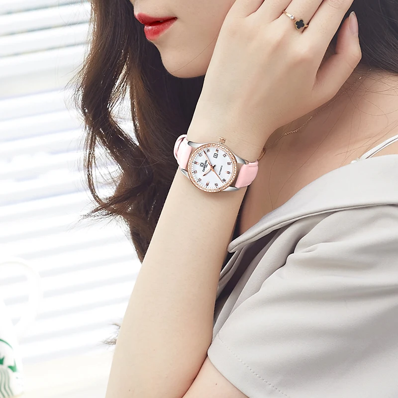 Карнавальные автоматические механические Женские часы женские ведущей марки