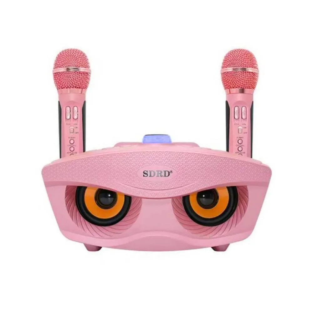 Bluetooth Колонка для караоке Eagle Eye Design SD 306 с двумя беспроводными микрофонами и