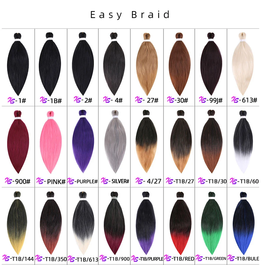 XCCOCO Easy Braid 23 дюйма вязаные косы для выражения кос 80 г синтетические косы| |