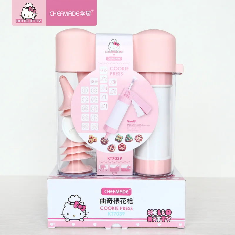 CHEFMADE розового цвета с принтом котёнка для младенцев на Кухня печенья пистолет