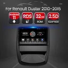 Автомагнитола на Android 11 для Renault Duster 2010-2015 для Nissan Terrano 2014-2020 1024*600, мультимедийный видеоплеер с GPS-Навигатором