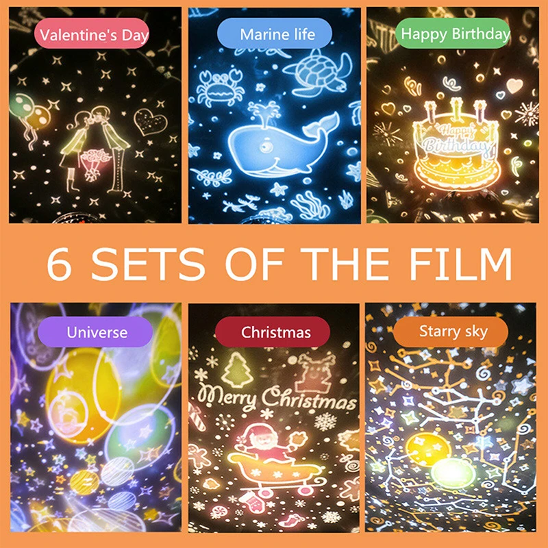 

Projector Night Light Projection Desk Lamp Ocean Waving Night Lighting Lamp for Kids Gift Wall Decoration Lighting
